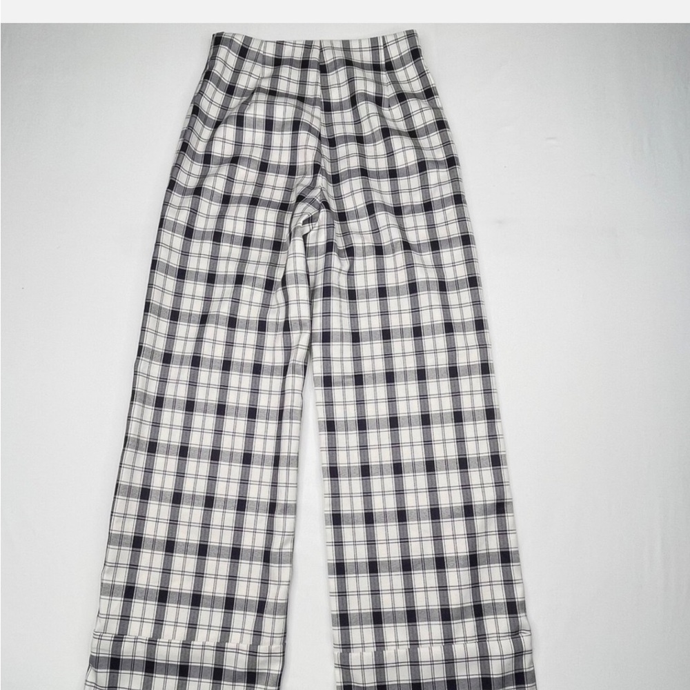 Princess Polly Checkered Pants in Black and White size 6 - Picture 2 of 12
